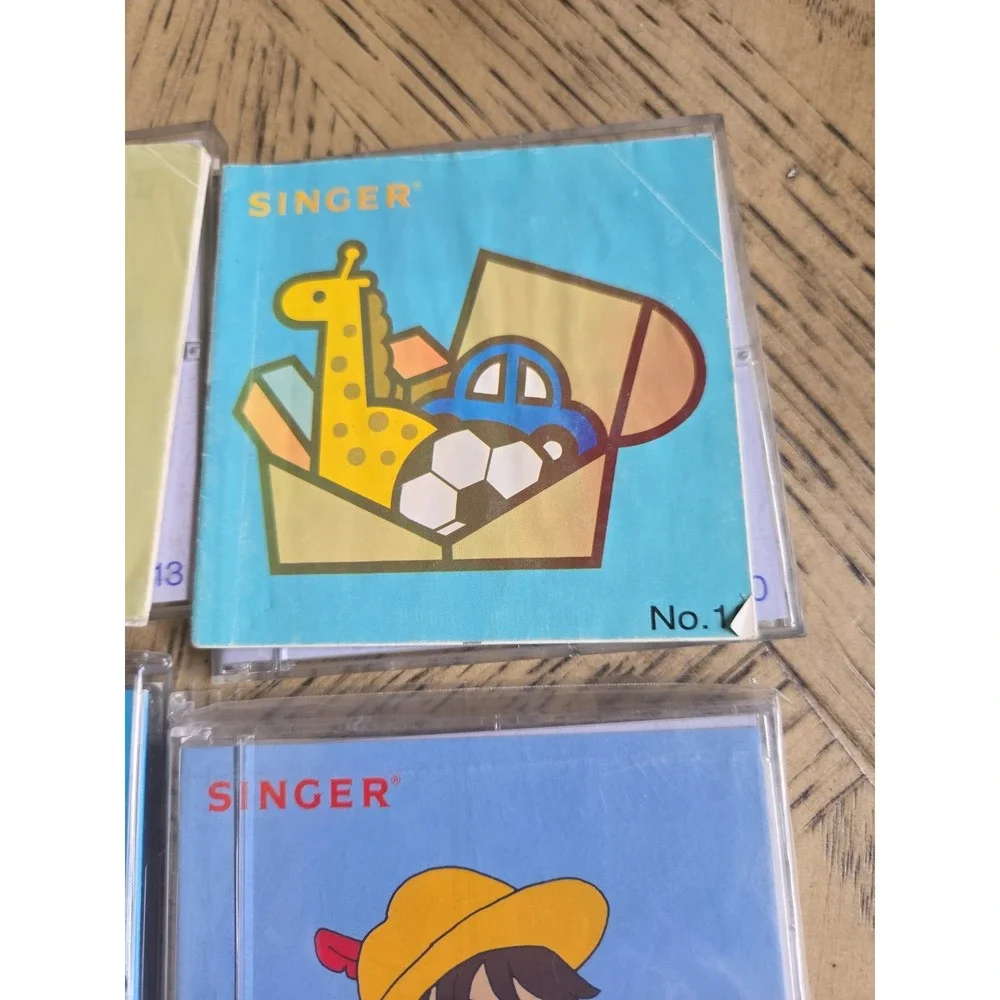Singer embroidery card